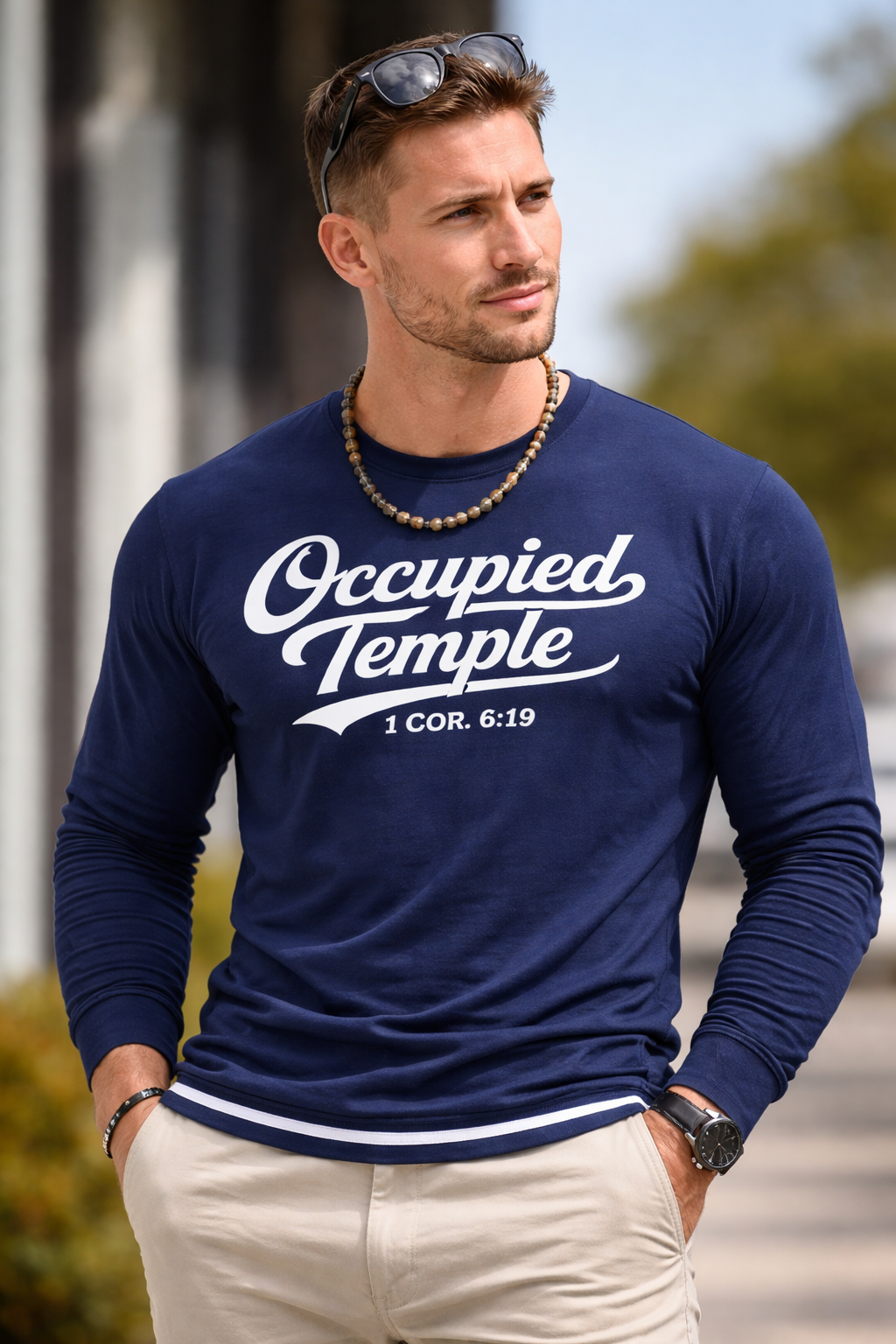 Occupied Temple - Styled Long Sleeve Shirt