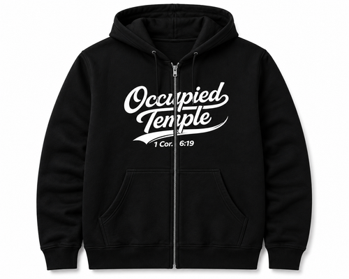 Occupied Temple- Full Zip Hoodie