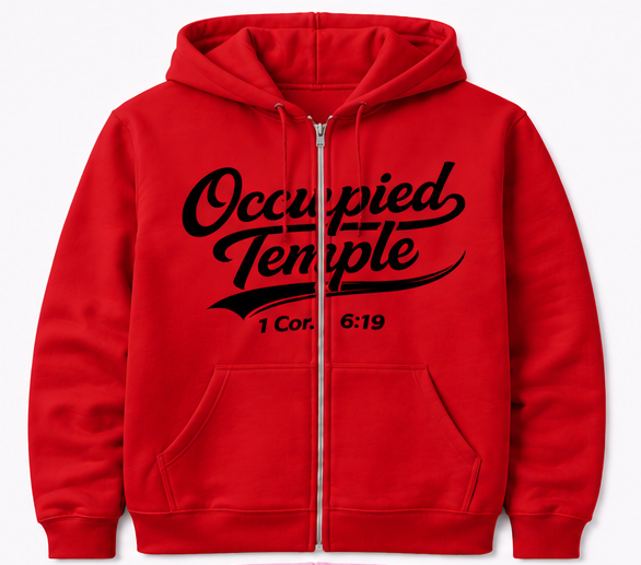 Occupied Temple- Full Zip Hoodie