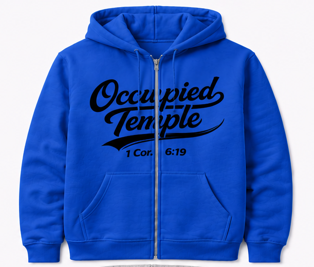 Occupied Temple- Full Zip Hoodie