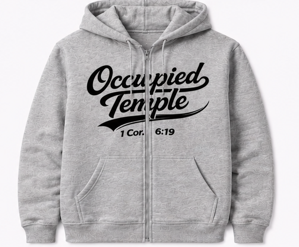 Occupied Temple- Full Zip Hoodie